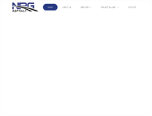 Tablet Screenshot of npgasphalt.com